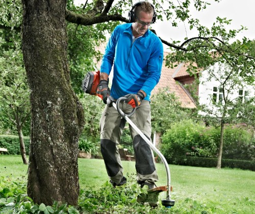 Cómo trabajar con tu recortadora Husqvarna.