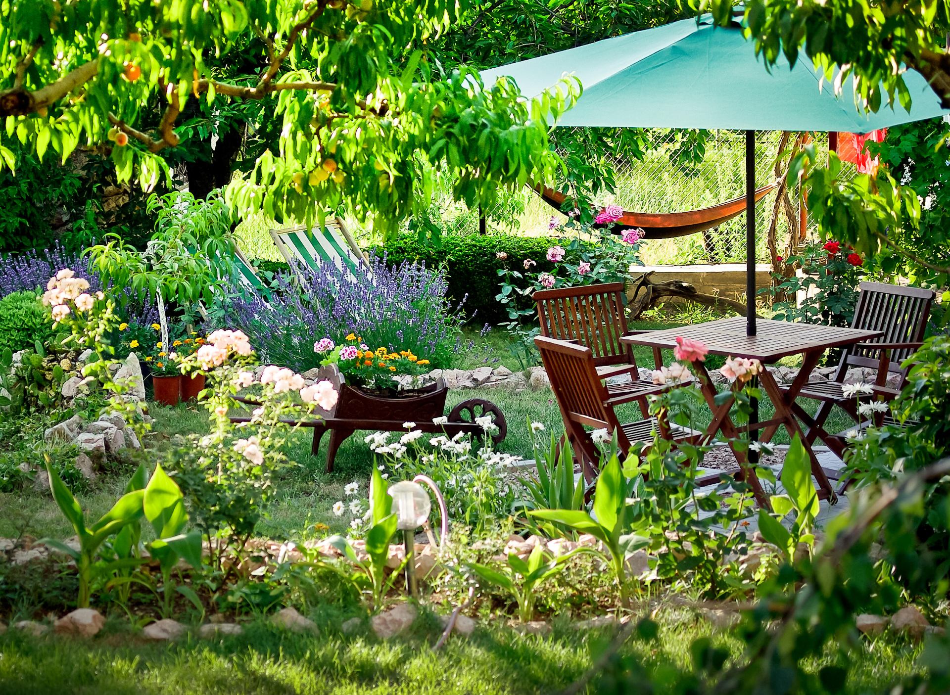 Jardín estilo mediterráneo